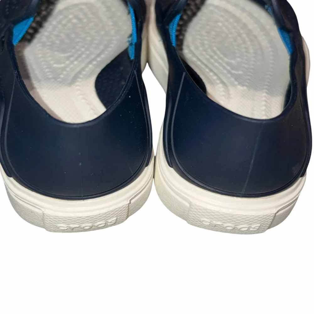 Crocs Citilane Navy Blue Roka Slip On Flats Sneakers Water Boat Shoes size 7